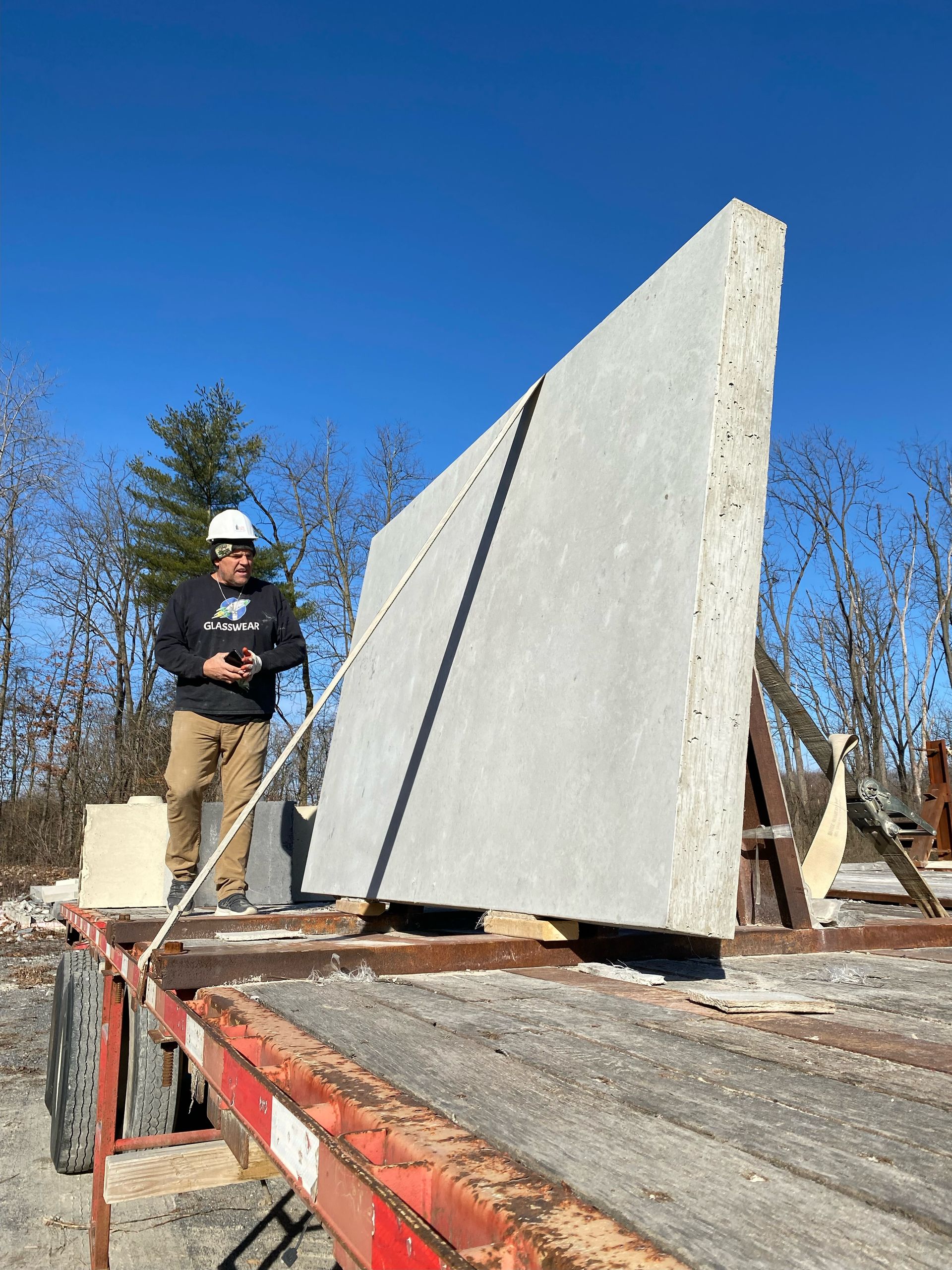 Concrete prototype with multiple formed compartments